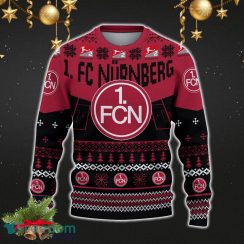 1 FC Nurnberg Snowflakes Tree Custom Name Ugly Christmas Sweater New For Fans Gift Holidays Christmas