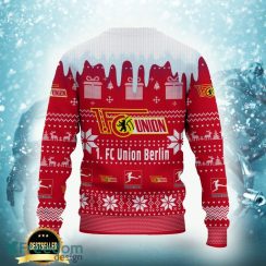 1 FC Union Berlin Logo Ugly Christmas Sweater New Gift For Men And Women - 1 FC Union Berlin Ugly Christmas Sweater Photo 3