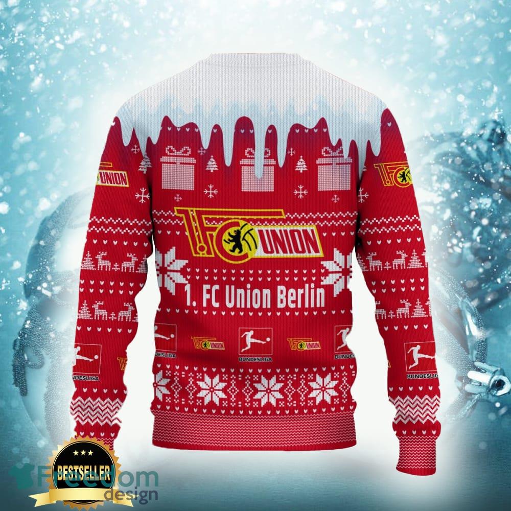 1 FC Union Berlin Logo Ugly Christmas Sweater New Gift For Men And Women image 1 FC Union Berlin Logo Ugly Christmas Sweater New Gift For Men And Women - 1 FC Union Berlin Ugly Christmas Sweater Photo 3