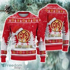 1 FSV Mainz 05 Ugly Christmas Sweater Santa Hat Logo Tree New For Fans