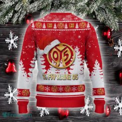 1 FSV Mainz 05 Ugly Christmas Sweater Santa Hat Logo Trending Christmas Gift For Fans - 1 FSV Mainz 05 Ugly Christmas Sweater_3