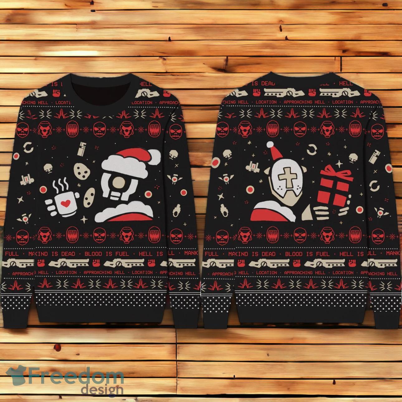 2023 Ultrakill Holiday Christmas Sweater image 2023 Ultrakill Holiday Christmas Sweater Product Photo 1