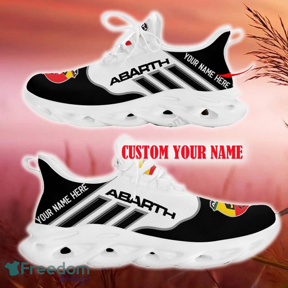 Abarth Black Car Logo Max Soul Sneakers For Fans Team Running Shoes Gift Men And Women image Abarth Black Car Logo Max Soul Sneakers For Fans Team Running Shoes Gift Men And Women - Abarth Max Soul Shoes New Car_11