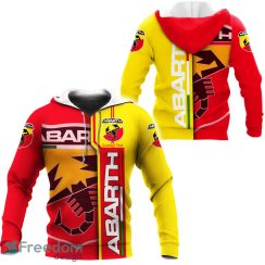 Abarth Car Logo Custom Name 3D Hoodie Full Over Print For Men And Women Abarth Car Logo Custom Name 3D Hoodie Full Over Print For Men And Women