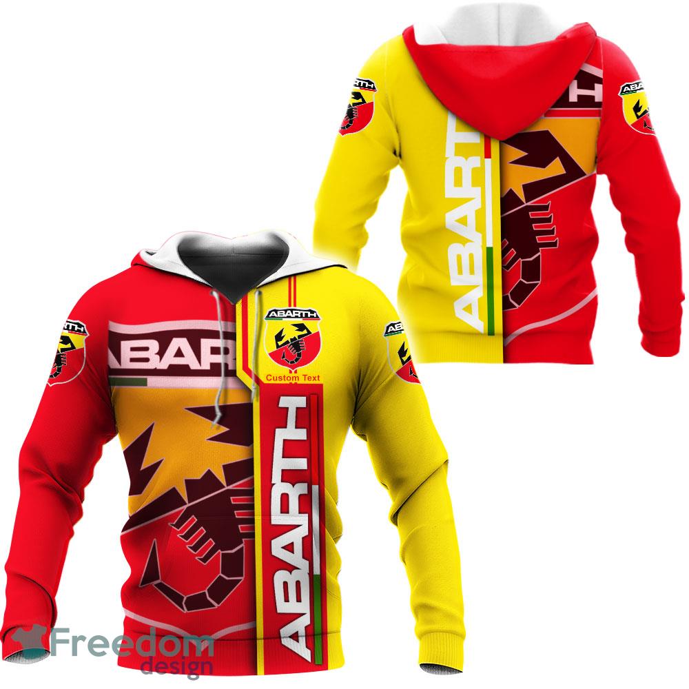 Abarth Car Logo Custom Name 3D Hoodie Full Over Print For Men And Women image Abarth Car Logo Custom Name 3D Hoodie Full Over Print For Men And Women - Abarth 3D Apparel Zip Hoodie, Button Hawaii Shirt Personalized_2