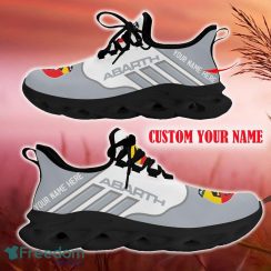 Abarth Grey Car Logo Max Soul Sneakers For Fans Team Running Shoes Gift Men And Women - Abarth Max Soul Shoes New Car_8