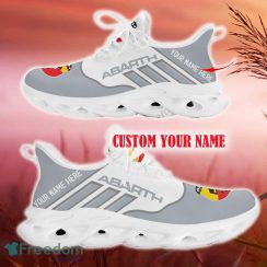 Abarth Grey Car Logo Max Soul Sneakers For Fans Team Running Shoes Gift Men And Women