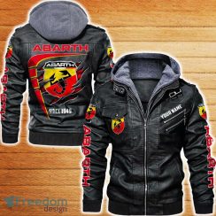 Abarth Leather Jacket Car Logo Trending Gift For Men And Women Fans Christmas Custom Name Abarth Leather Jacket Car Logo Trending Gift For Men And Women Fans Christmas Custom Name