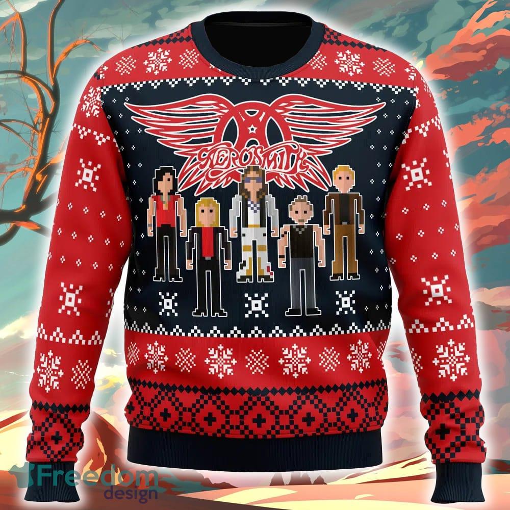 Aerosmith Ugly Christmas Sweater Ideas For Fans Gift - Aerosmith Ugly Christmas Sweater_1