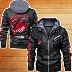 AGCO Allis Leather Jacket Car Logo Trending Gift For Men And Women Fans Christmas Custom Name AGCO Allis Leather Jacket Car Logo Trending Gift For Men And Women Fans Christmas Custom Name
