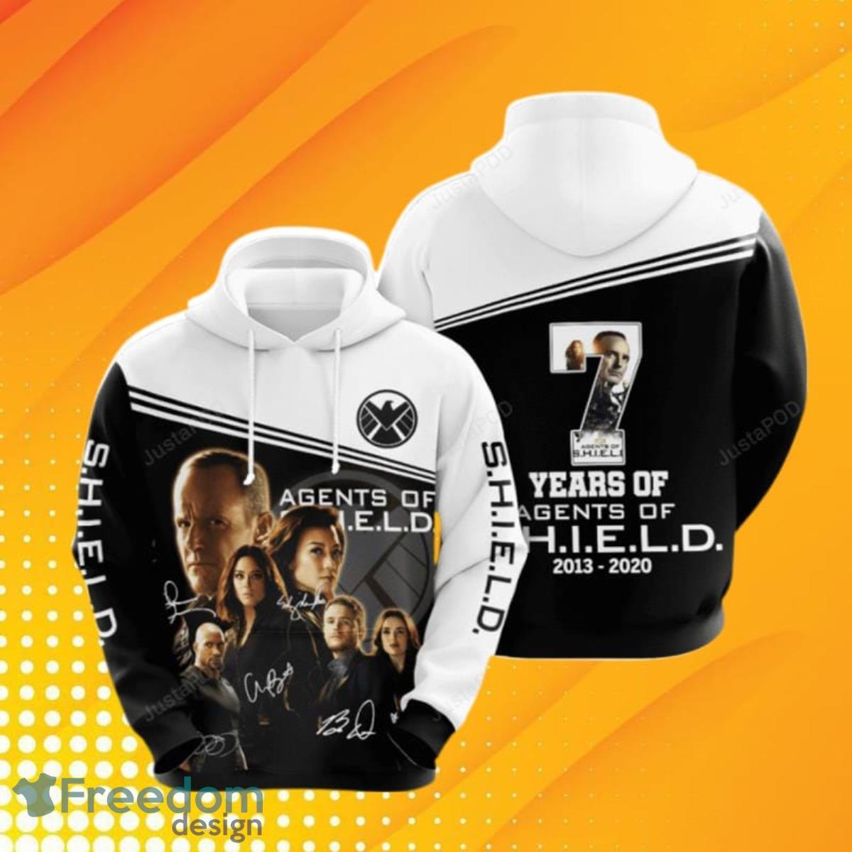Agents Of Shild Movie Character 3D Hoodie Style Gift For Men And Women image Agents Of Shild Movie Character 3D Hoodie Style Gift For Men And Women Product Photo 1
