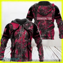 Alabama Crimson Tide Camo Hunting Perfect Gift Unisex Hoodie 3D All Over Print Gift For Fans