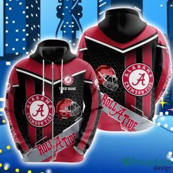 Alabama Crimson Tide Custom Name For Fans 3D All Over Printed Hoodie Sport Team Gift Product Photo 2