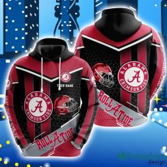 Alabama Crimson Tide Custom Name For Fans 3D All Over Printed Hoodie Sport Team Gift