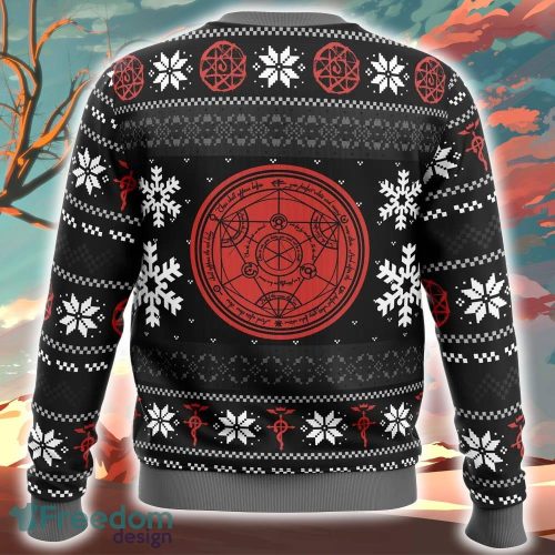 Alchemy Crossing Fullmetal Alchemist Ugly Christmas Sweater Ideas For Fans Gift - Alchemy Crossing Fullmetal Alchemist Ugly Christmas Sweater_2