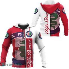Alfa Romeo Car Logo 3D Hoodie Full Over Print For Men And Women Personalized