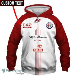 Alfa Romeo F1 3D Hoodie, Sweatshirt, T Shirt Full Over Print Lovers Car For Fans Gift Custom Name