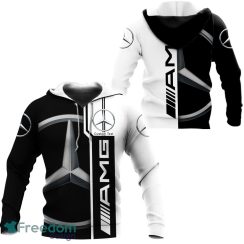 AMG Car Logo Custom Name 3D Hoodie Full Over Print For Men And Women