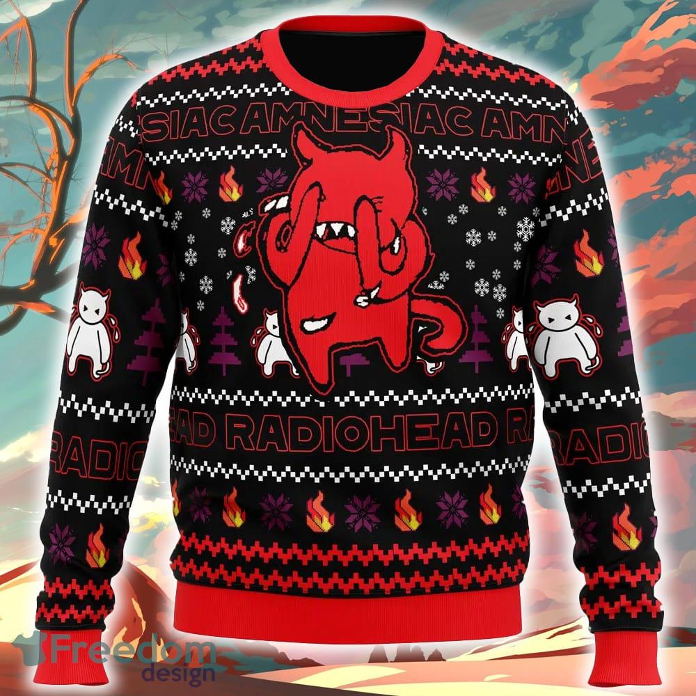Amnesiac Radiohead Ugly Christmas Sweater Ideas For Fans Gift - Amnesiac Radiohead Ugly Christmas Sweater_1