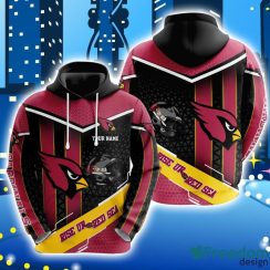Arizona Cardinals Custom Name For Fans 3D All Over Printed Hoodie Sport Team Gift