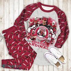 Arizona Cardinals Transfer Christmas Pyjamas Set Long Sleeve Gift Family - Arizona Cardinals Transfer Christmas Pyjamas Set Long Sleeve Gift Family Photo 2