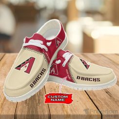 Arizona Diamondbacks Loafer Shoes Custom Name For Men Women image Arizona Diamondbacks Loafer Shoes Custom Name For Men Women Product Photo 3