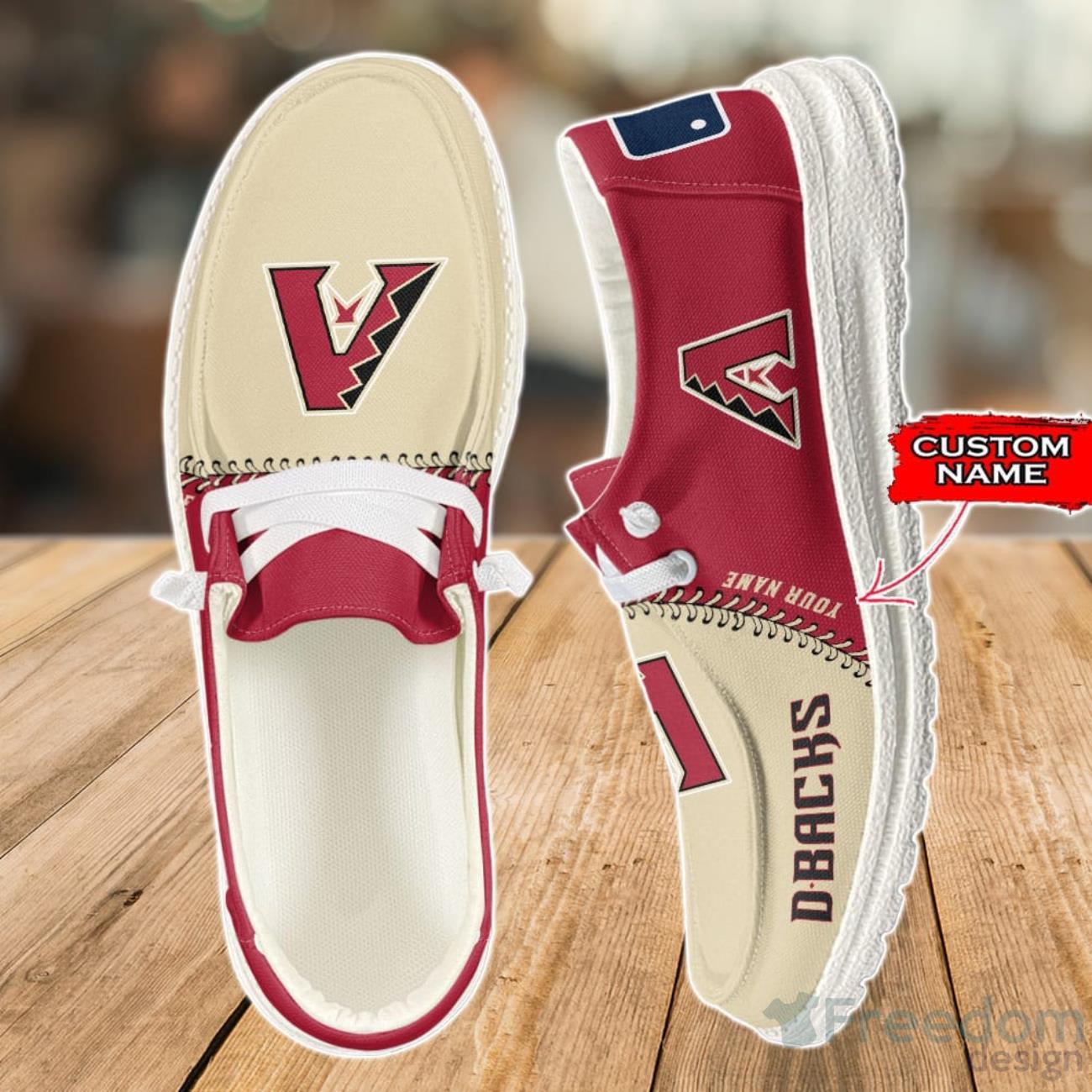 Arizona Diamondbacks Loafer Shoes Custom Name For Men Women image Arizona Diamondbacks Loafer Shoes Custom Name For Men Women Product Photo 1