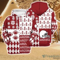 Arizona Logo Christmas Hoodie Christmas Gift All Over Printed 3D Hoodie For Men And Women