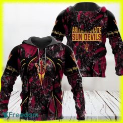 Arizona State Sun Devils Camo Hunting Perfect Gift Unisex Hoodie 3D All Over Print Gift For Fans Product Photo 2