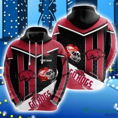 Arkansas Razorbacks Custom Name For Fans 3D All Over Printed Hoodie Sport Team Gift Product Photo 2