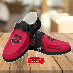 Arkansas State Red Wolves Loafer Shoes Custom Name For Men Women Product Photo 2