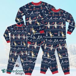 Atlanta Braves 2021 World Series Champions Raglan Pajamas Sets Christmas Gifts For The Family