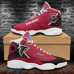 Atlanta Falcons Custom Name Air Jordan 13 Sports Shoes For Fans Gift Men And Women