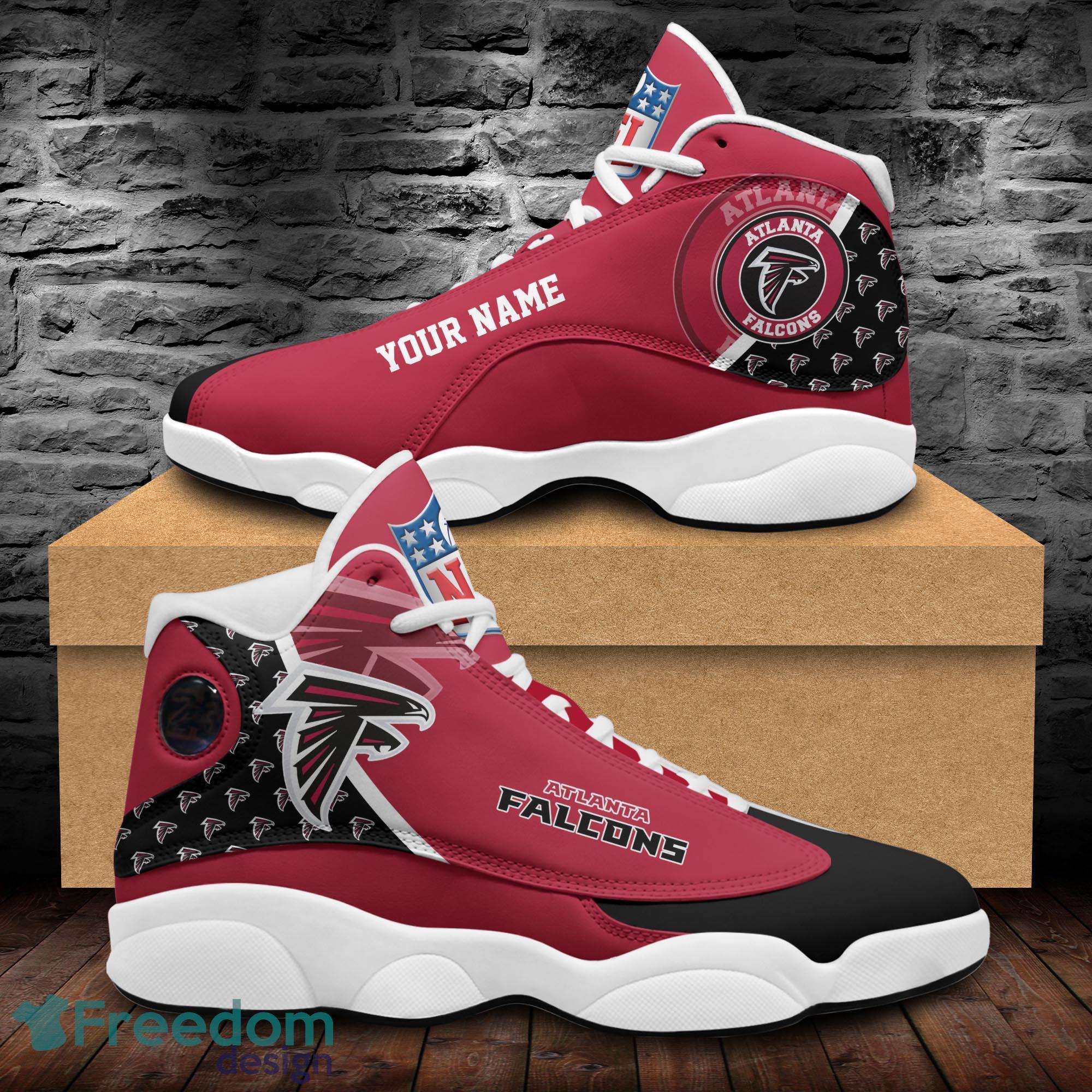 Atlanta Falcons Custom Name Air Jordan 13 Sports Shoes For Fans Gift Men And Women image Atlanta Falcons Custom Name Air Jordan 13 Sports Shoes For Fans Gift Men And Women - Atlanta Falcons Custom Name Air Jordan 13 Sports Shoes_1