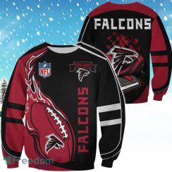 Atlanta Falcons Custom Name Christmas Ugly Sweater Sweatshirt Sport For Fans