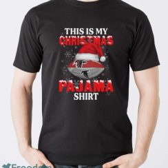 Atlanta Falcons This Is My Christmas Pajama Shirt T Shirt For NFL Fans - Men T-Shirt