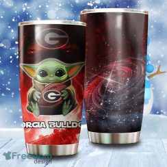 Baby Yoda Georgia Bulldogs NCAA Tumbler