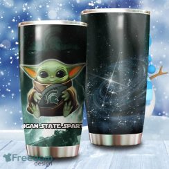 Baby Yoda Michigan State Spartans NCAA Tumbler