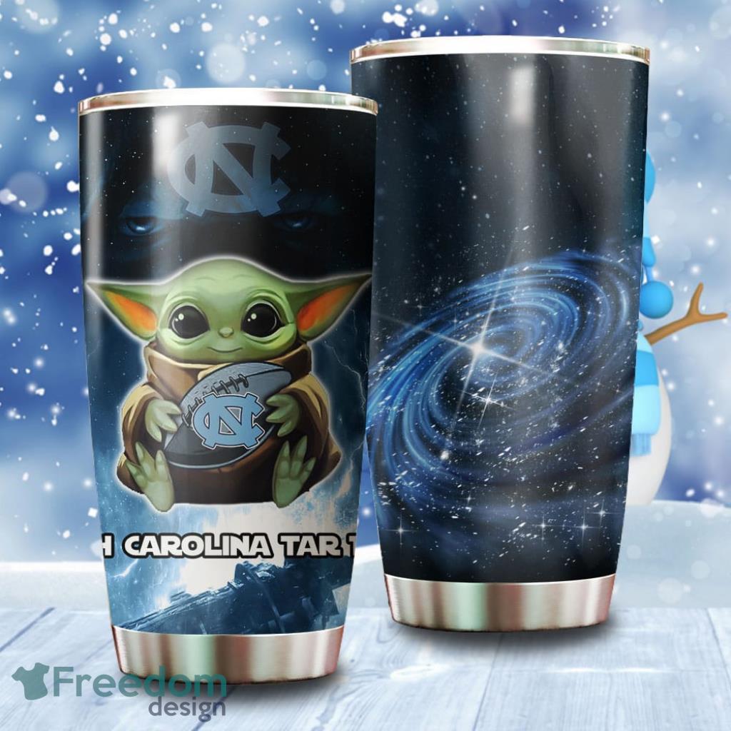 Baby Yoda North Carolina Tar Heels NCAA Tumbler image Baby Yoda North Carolina Tar Heels NCAA Tumbler Product Photo 1