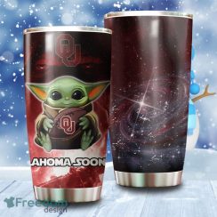 Baby Yoda Oklahoma Sooners NCAA Tumbler