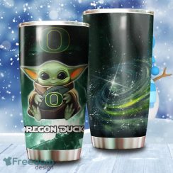 Baby Yoda Oregon Ducks NCAA Tumbler