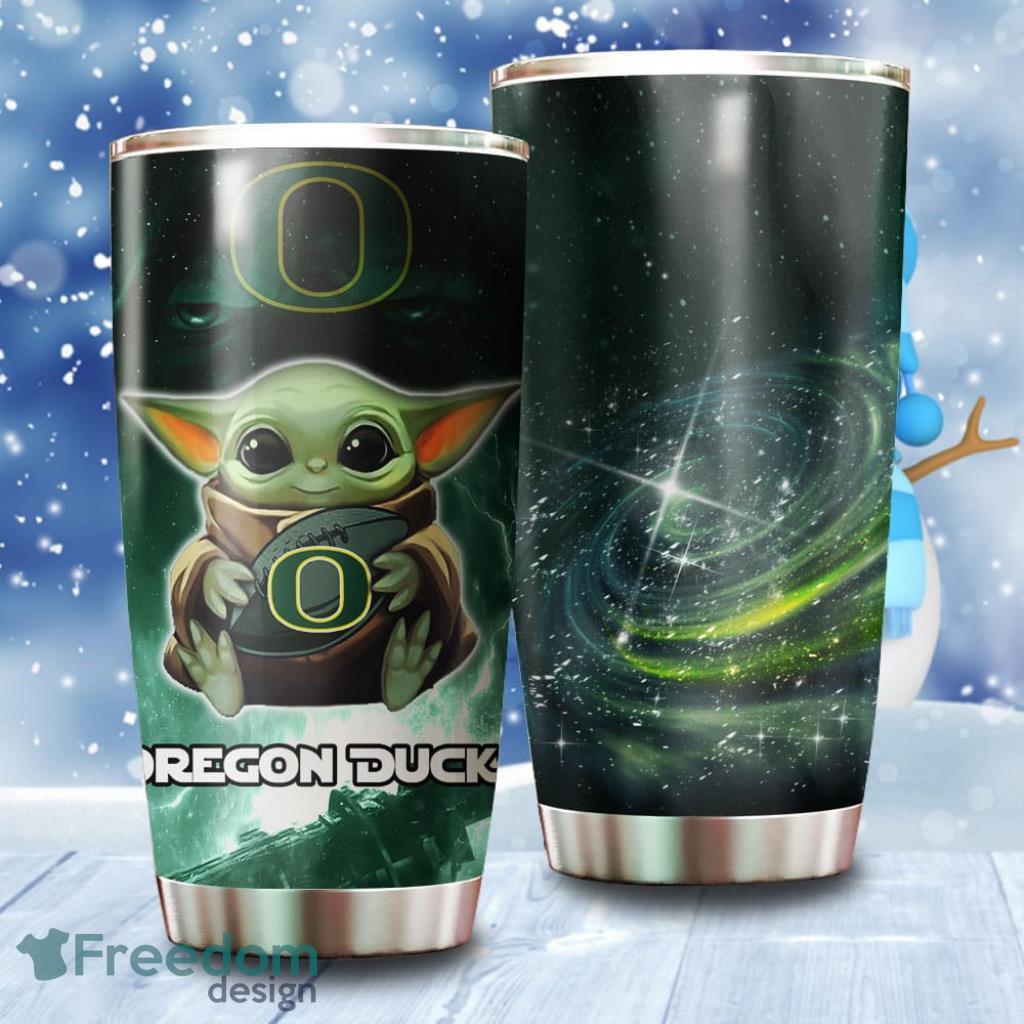 Baby Yoda Oregon Ducks NCAA Tumbler image Baby Yoda Oregon Ducks NCAA Tumbler Product Photo 1