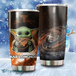 Baby Yoda Texas Longhorns NCAA Tumbler