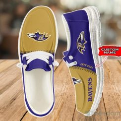 Baltimore Ravens Loafer Shoes Custom Name For Men Women