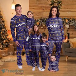 Baltimore Ravens Nfl Family Holiday Pajamas Fun Christmas Gifts For The Family