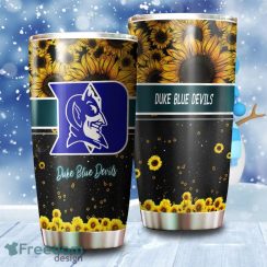 Beautiful Sunflower Duke Blue Devils NCAA Tumbler