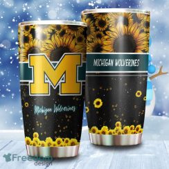 Beautiful Sunflower Michigan Wolverines NCAA Tumbler
