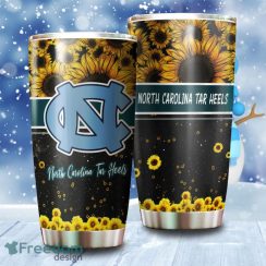 Beautiful Sunflower North Carolina Tar Heels NCAA Tumbler