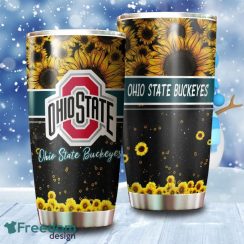Beautiful Sunflower Ohio State Buckeyes NCAA Tumbler