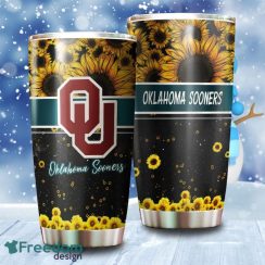 Beautiful Sunflower Oklahoma Sooners NCAA Tumbler